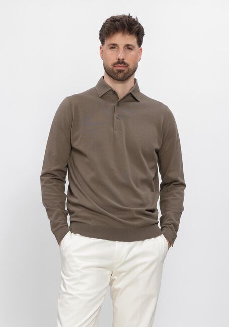 Taupe FILIPPO DE LAURENTIIS Polo POLO ML PARAMONTURA - large