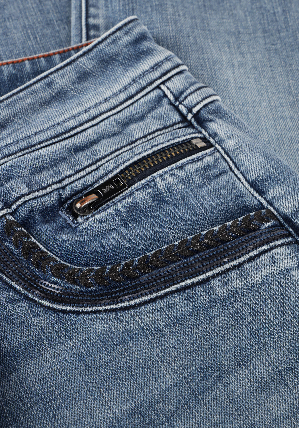 Blauwe MOS MOSH Straight leg jeans MMNAOMI NOLLA JEANS - large