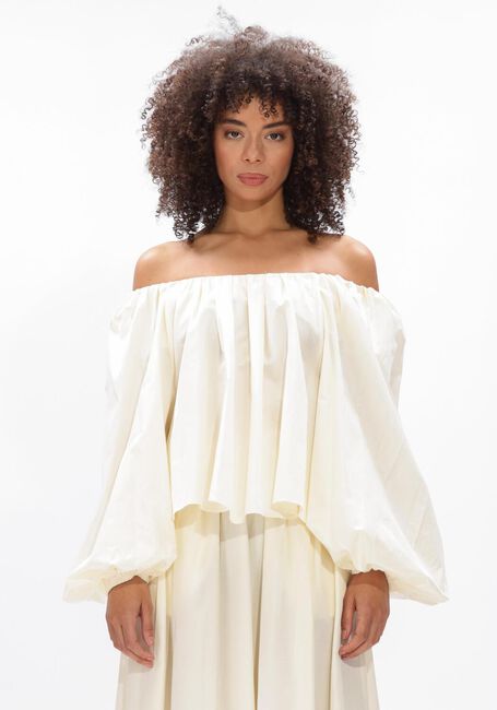 Ecru FORTE FORTE Blouses CHIC TAFFETTAS COUTURE SHIRT - large