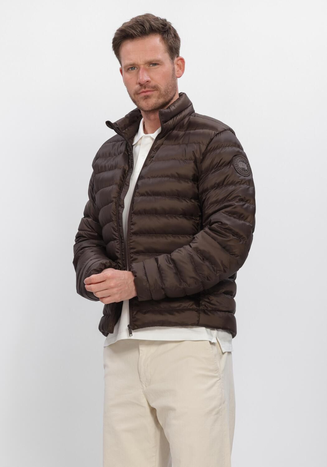 Bruine CANADA GOOSE Gewatteerde jas STRATUS JACKET-TD - large