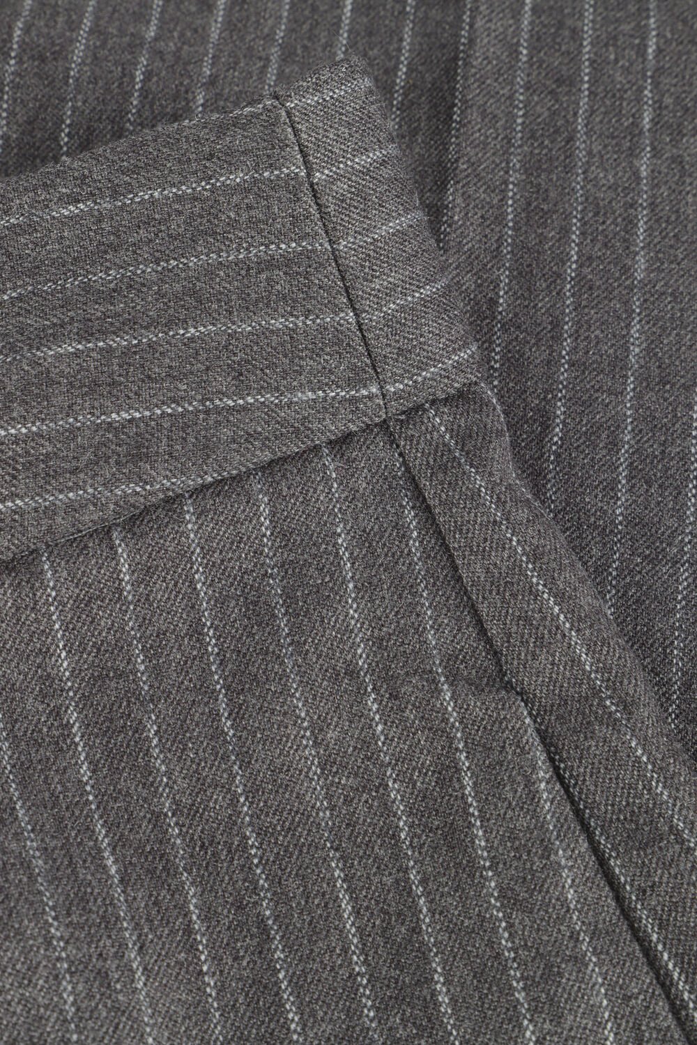 Donkergrijze CO'COUTURE Pantalon IDACC PIN WIDE LONG PANT - large