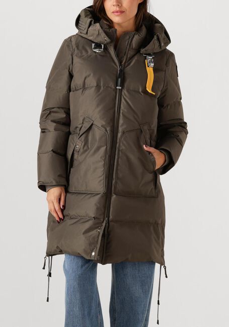 Groene PARAJUMPERS Gewatteerde jas LONG BEAR WOMAN - large