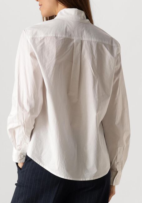 Witte SUMMUM Blouses BLOUSE CRISPY POPLIN DIAMANTS - large