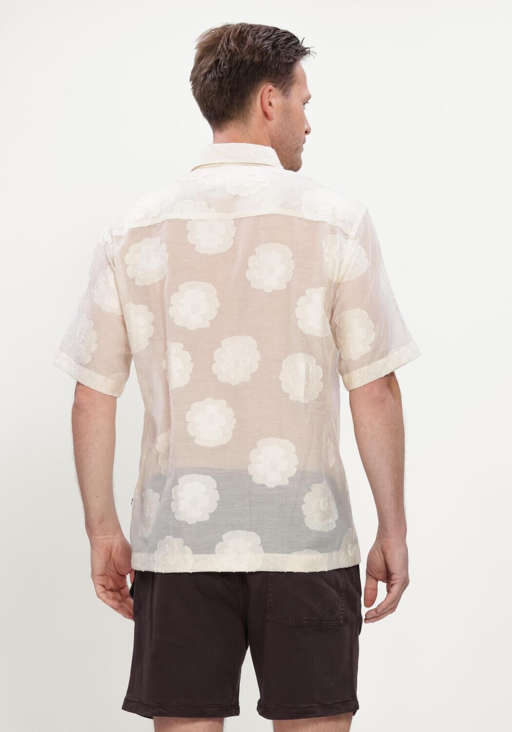 Ecru NN.07 Casual overhemd FREDDY SS NO PKT 50045 - large