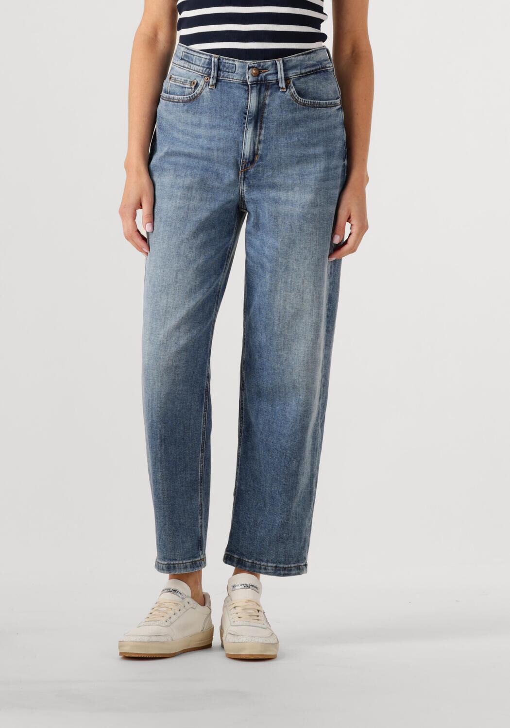 Drykorn Mom Jeans Dames Flown, Maat: 26/34, Kleur: Blauw