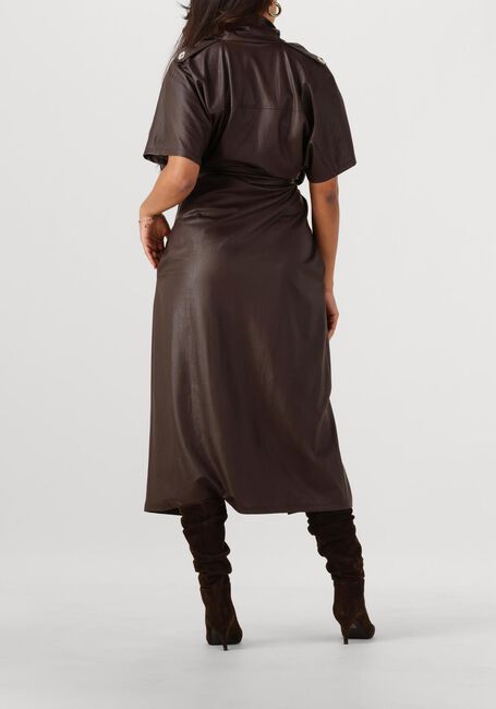 Bruine CAROLINE BISS Midi jurk 4164 - large