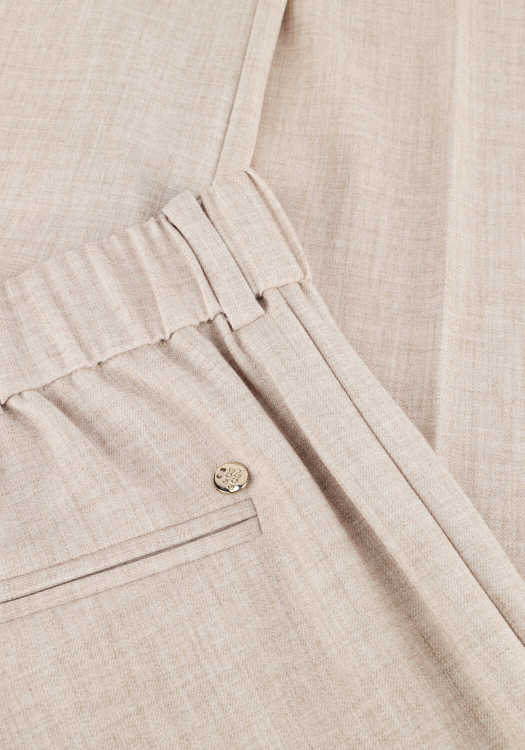 Beige MOS MOSH Pantalon MMBAI FLAIR PANT - large