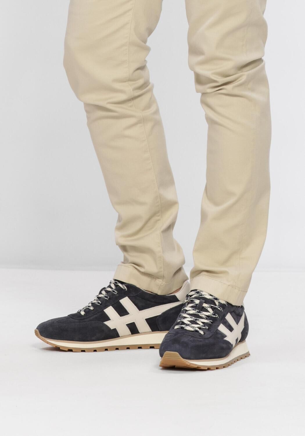 Blauwe HOGAN Lage sneakers H701 ALLACCIATO H - large