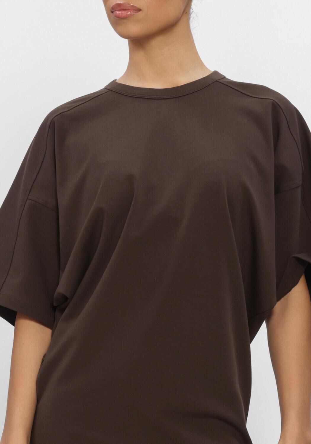 Bruine CLOSED Jurken DEEP YOKE DRESS - large