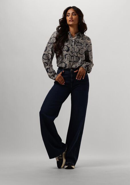 Blauwe MOS MOSH Blouses EIKE INVERT SHIRT - large