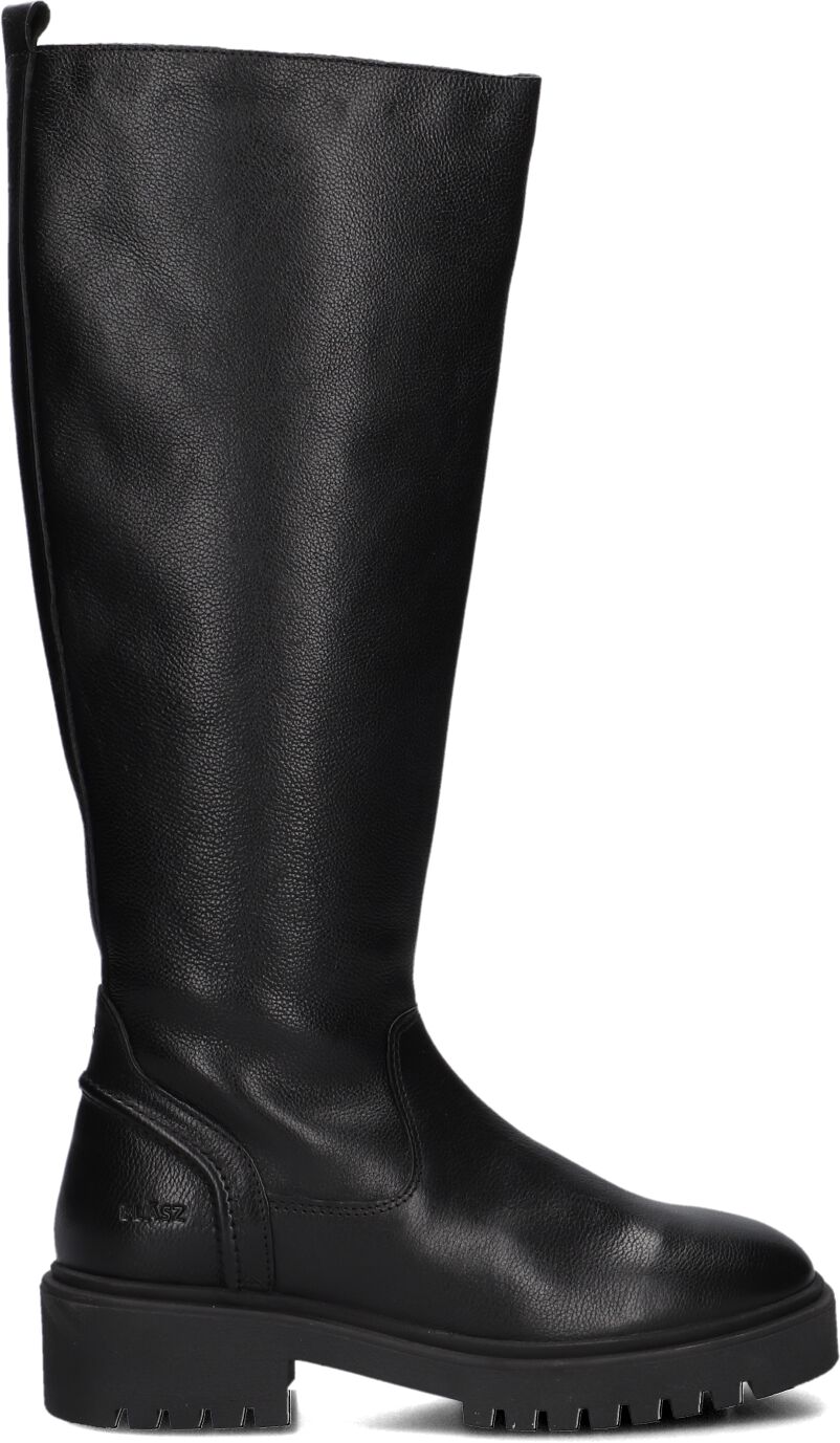 Blasz Hoge Laarzen Dames Milar-20, Maat: 38, Materiaal: Leer, Kleur: Zwart