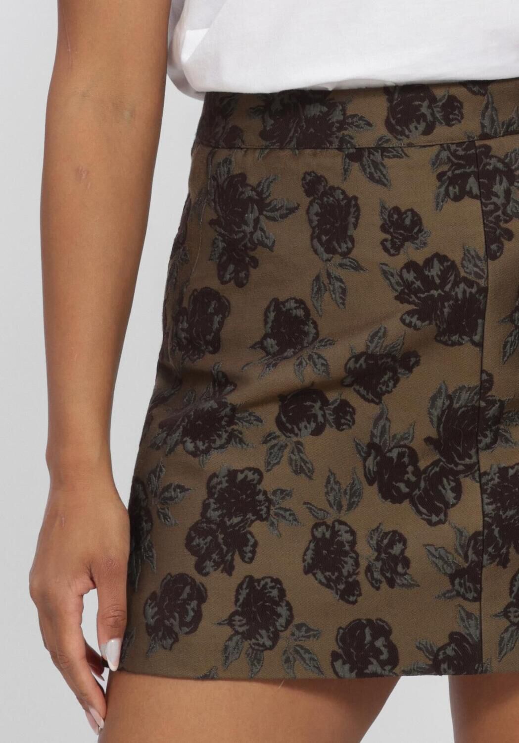 Khaki AMAYA AMSTERDAM Minirok BEX SKIRT - large