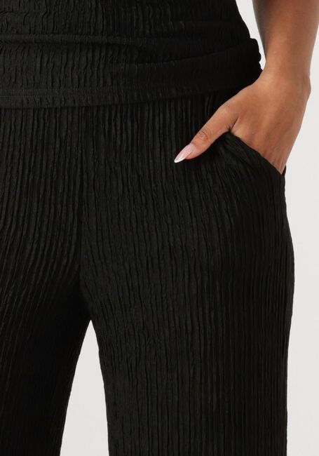 Zwarte AAIKO Wijde broek RAMONA STRUCTURE PES 564 - large