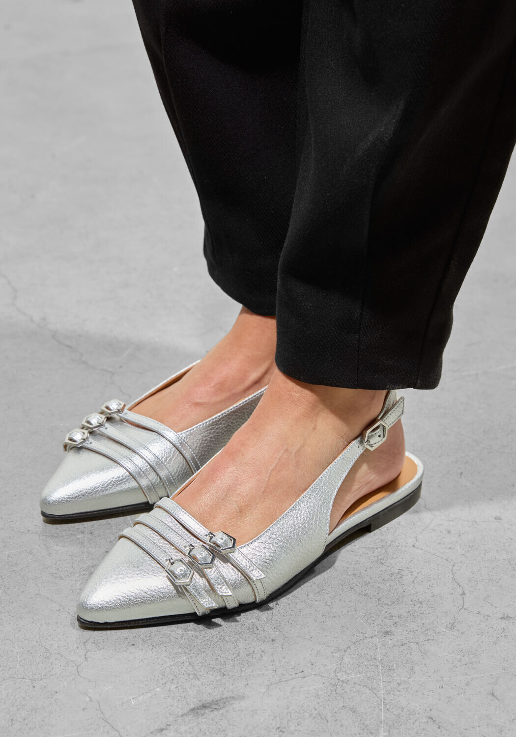 Zilveren STEFANO LAURAN Slingbacks 15600154 - medium