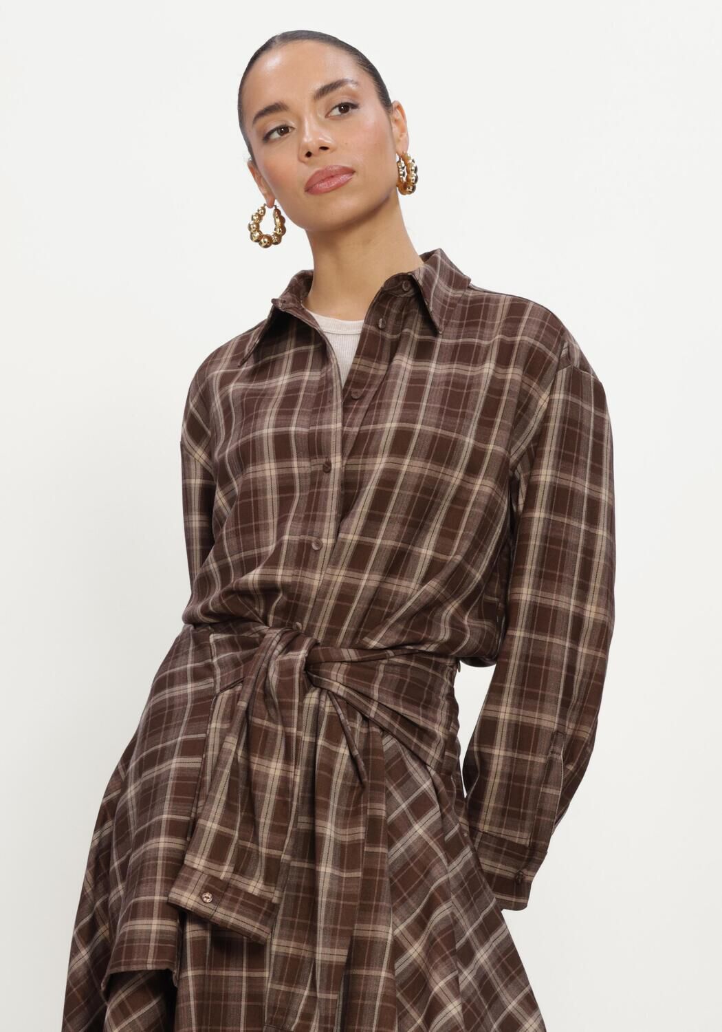Bruine CO'COUTURE Blouses DAGNYCC SHIRT - large