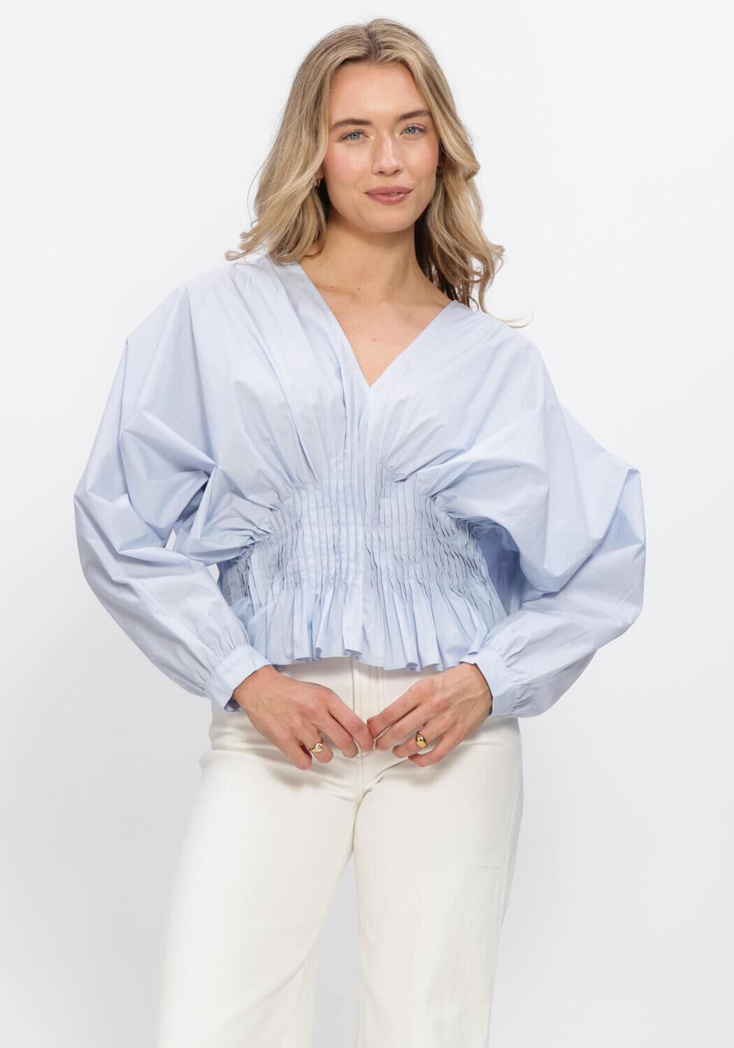 Copenhagen Muse Blouse
Dames Cmpoplin-blouse, Maat: XS, Kleur: Lichtblauw afbeelding 1