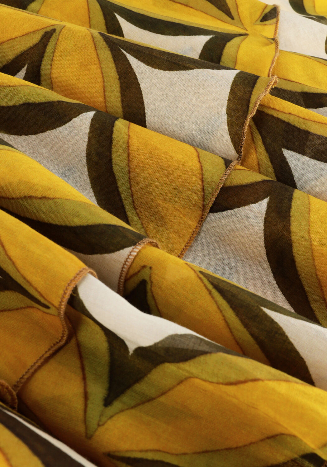 Gele AMAYA AMSTERDAM Mini jurk CHERRY DRESS - large