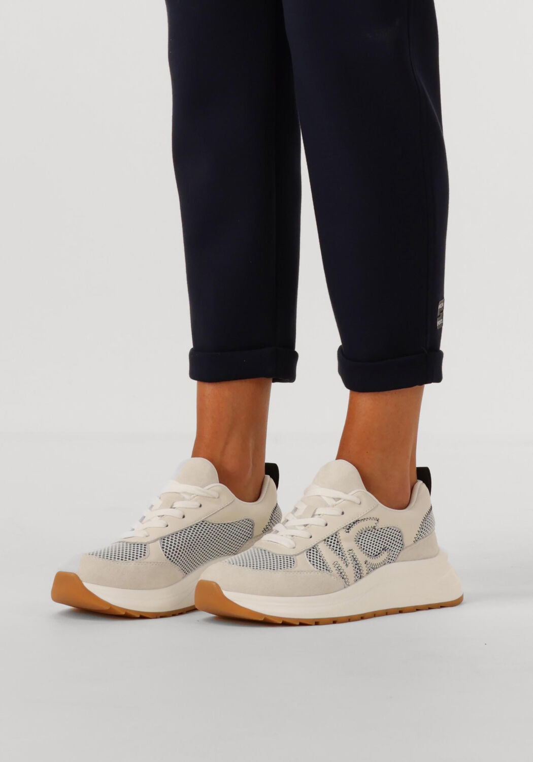 Witte MARC CAIN SPORTS Lage sneakers ZS SH.02 L02 - large