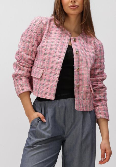 Roze CO'COUTURE Jack CAMMIE BOUCLE JACKET - large