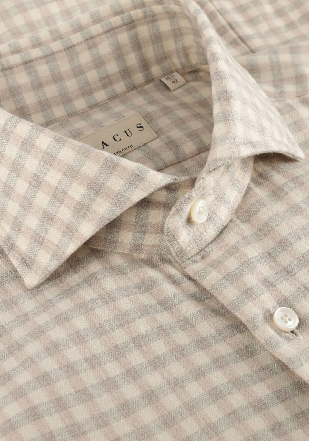 Beige XACUS Casual overhemd 91338 721ML - large