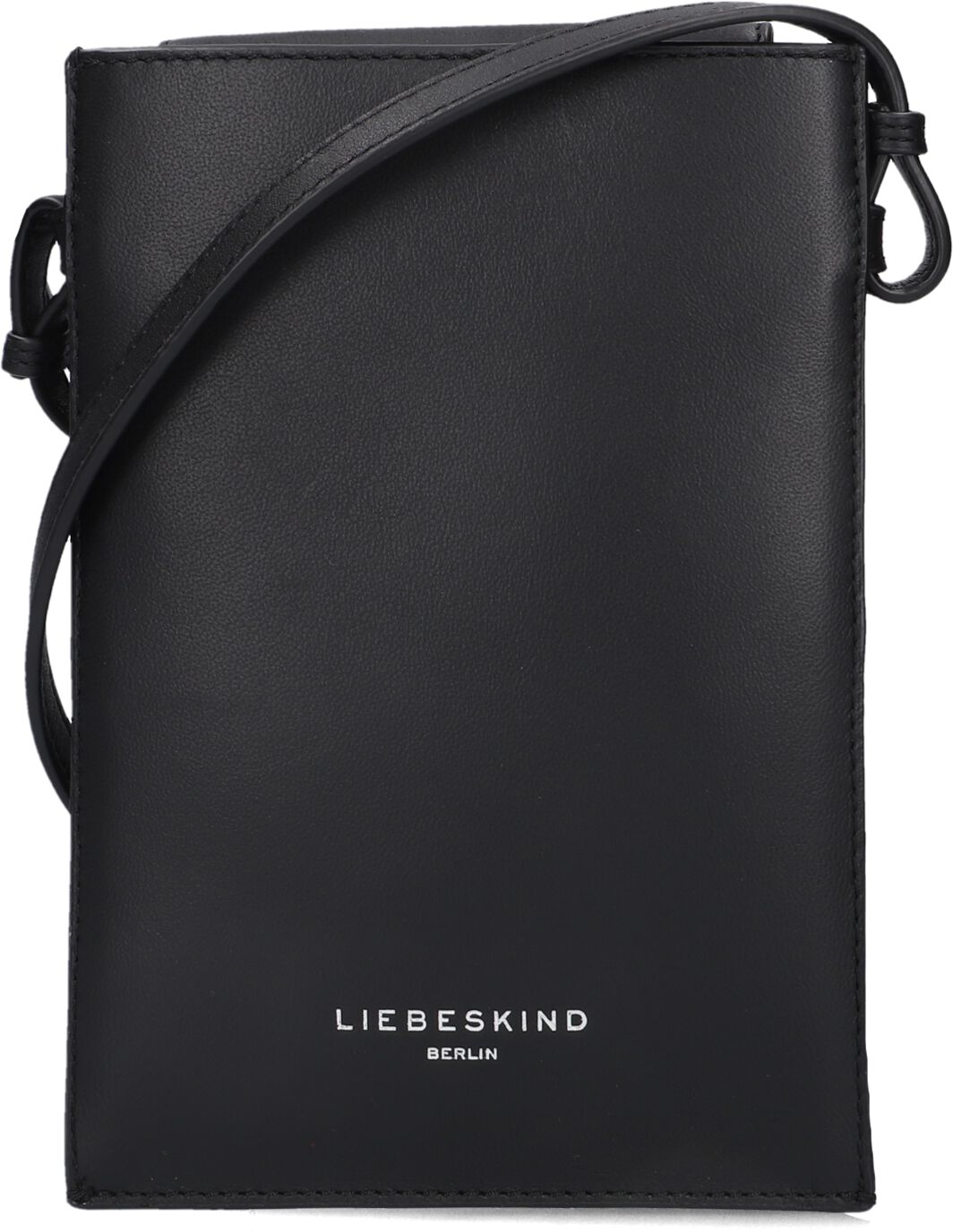 Liebeskind Telefoonaccessoire
 Hilla Mobile Pouch, Materiaal: Leer, Kleur: Zwart