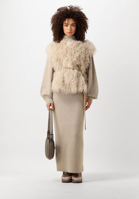 Beige IBANA Midi jurk DORLA - large