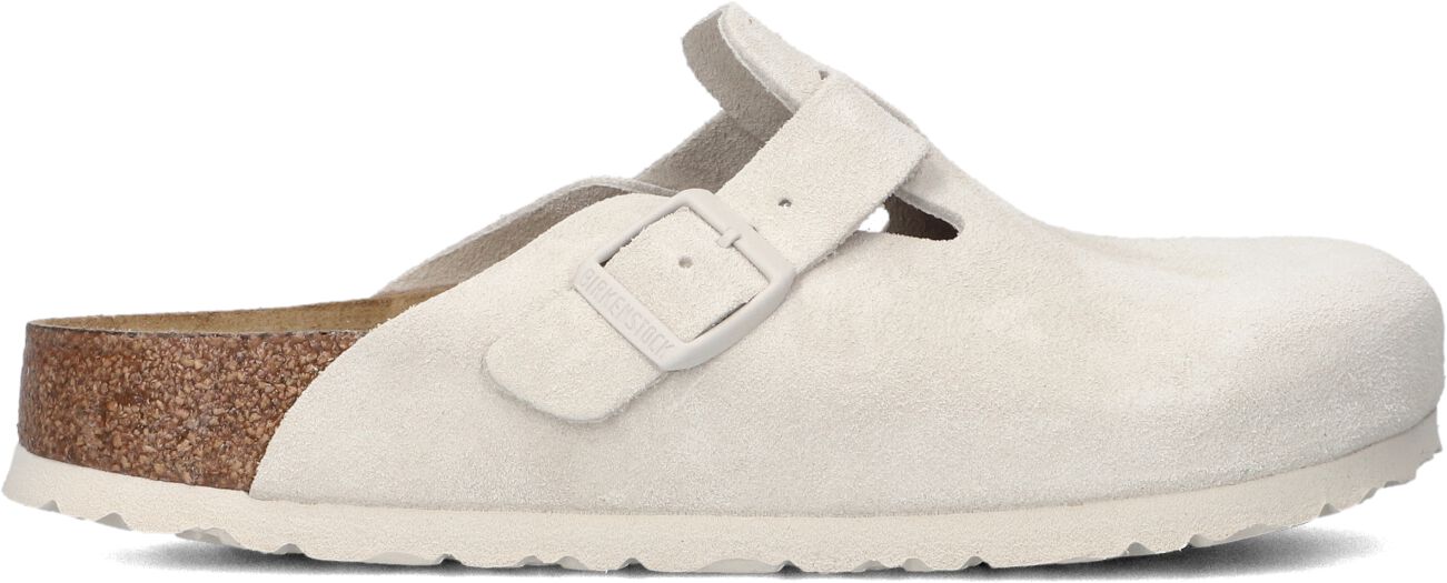Birkenstock Slippers
Dames Boston, Maat: 35, Materiaal: Suède, Kleur: Ecru