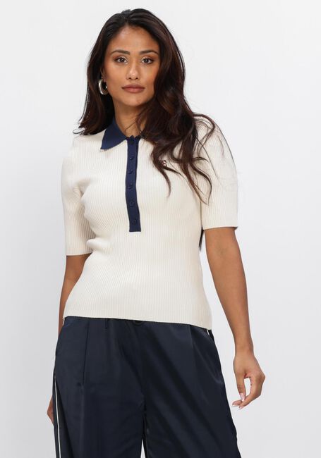 Creme DANTE6 Tops & T-shirts BYRA KNITTED POLO - large