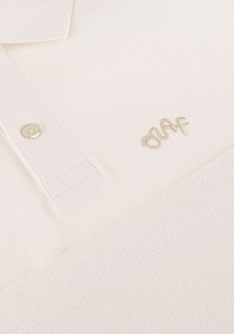 Witte OLAF HUSSEIN T-shirt SIGNATURE PIQUE POLO - large