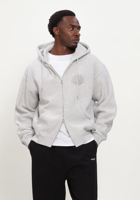 Grijze NEW AMSTERDAM SURF ASSOCIATION Vest CHOP ZIP HOODIE - large