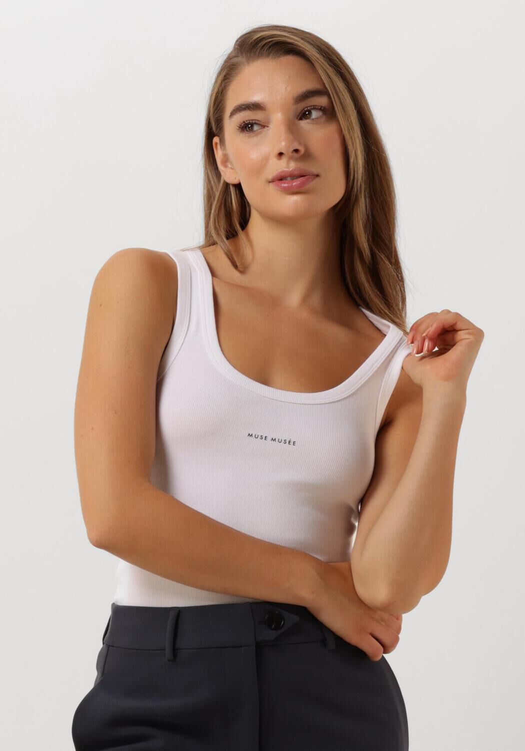 Copenhagen Muse Top Dames Cmsiv-to, Maat: XS, Kleur: Wit