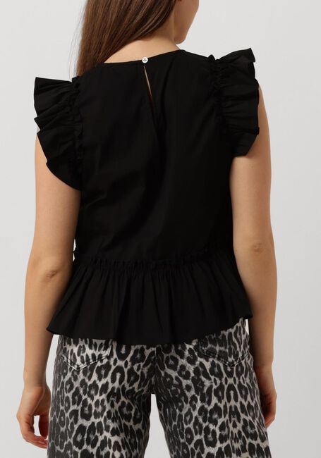 Zwarte CO'COUTURE Top ELLIE FRILL TOP - large