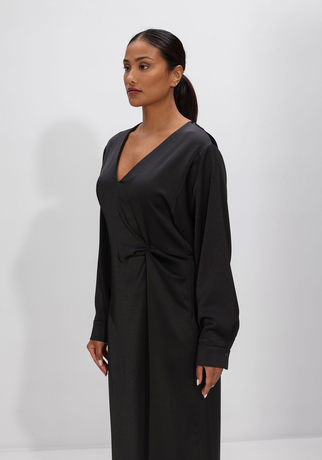 Zwarte RIANI Maxi jurk 636170-4348 - large