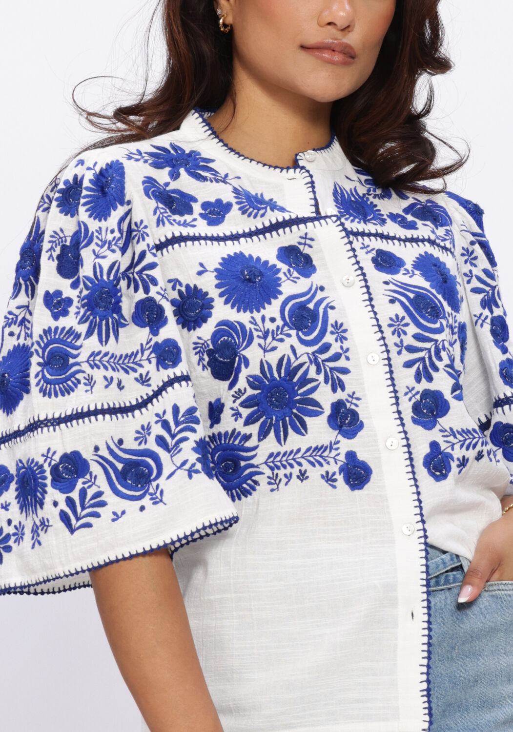 Witte ANTIK BATIK Blouses MATIAS BLOUSE - large