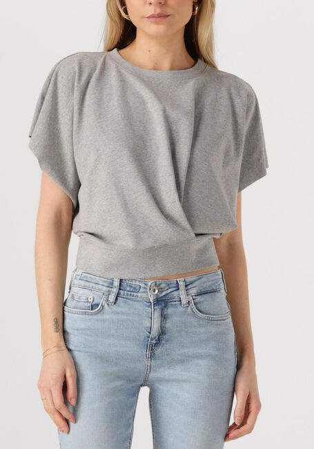 Grijze DRYKORN T-shirt MASRA - large