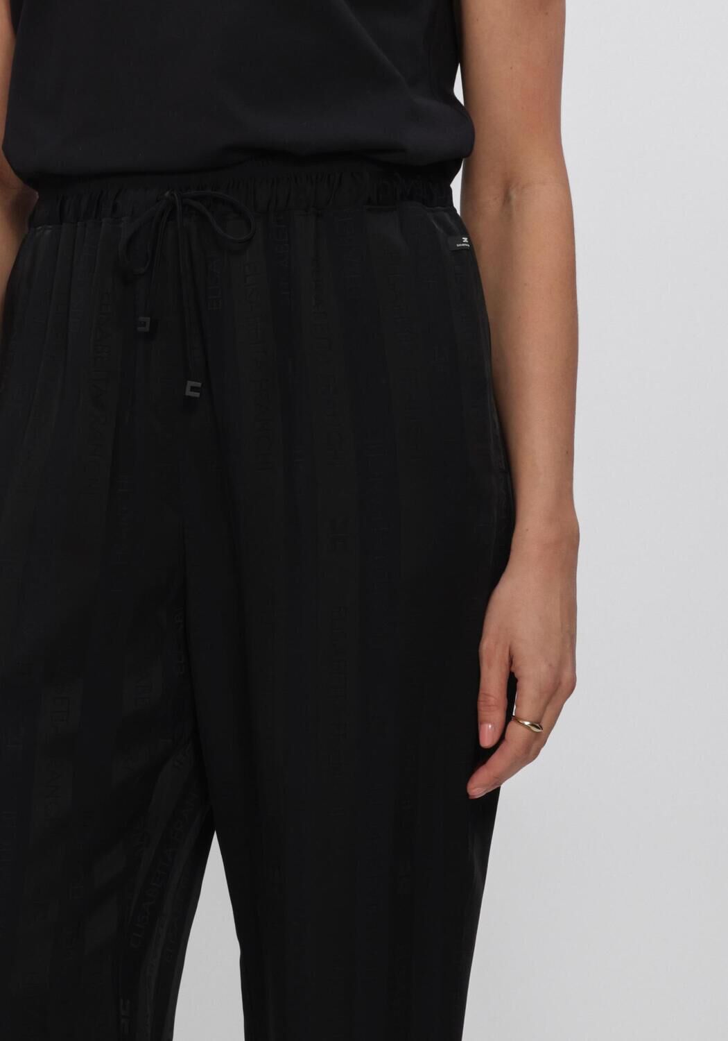 Zwarte ELISABETTA FRANCHI Pantalon PA15661E2 - large