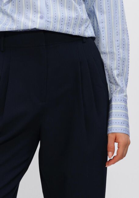 Donkerblauwe CO'COUTURE Pantalon VOLA PLEATED LONG PANT - large
