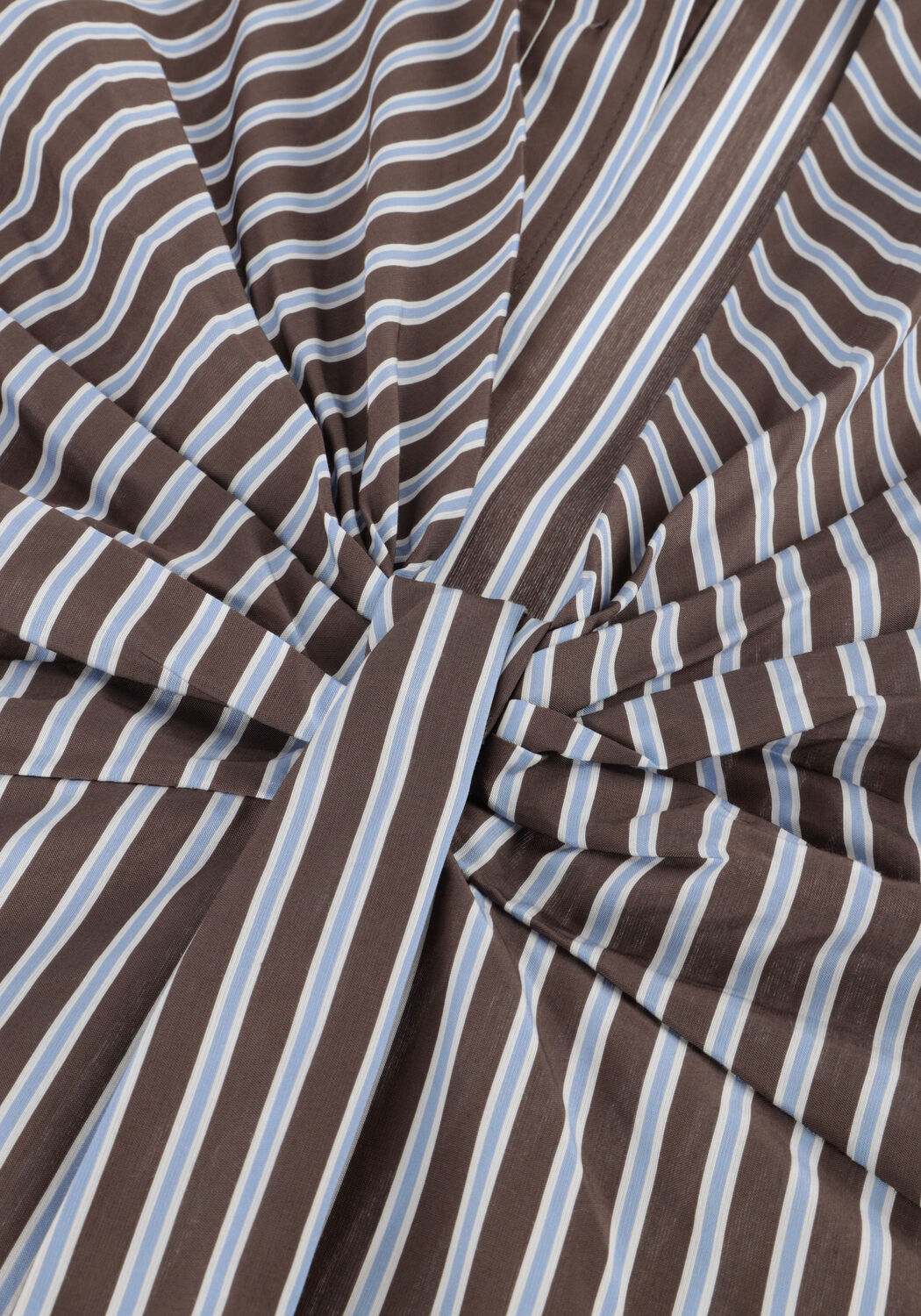 Bruine HAUTE L'AMITI&Eacute; Blouses MELVIN STRIPE TWIST BOW SHIRT - large