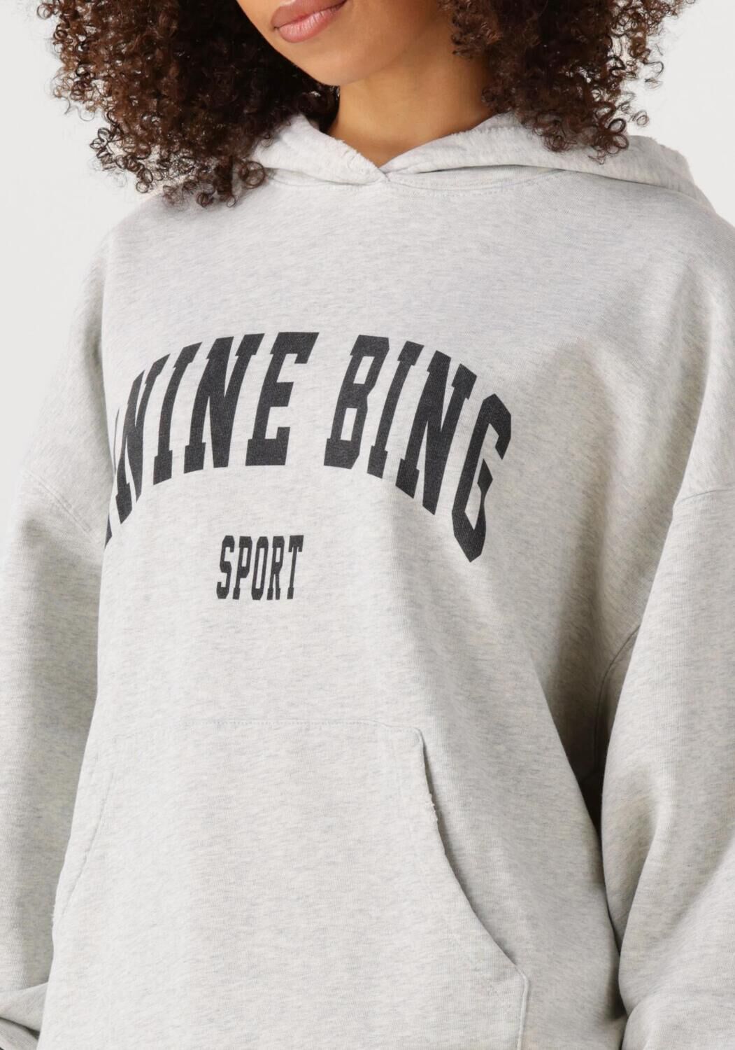 Lichtgrijze ANINE BING Sweater HARVEY SWEATSHIRT - large