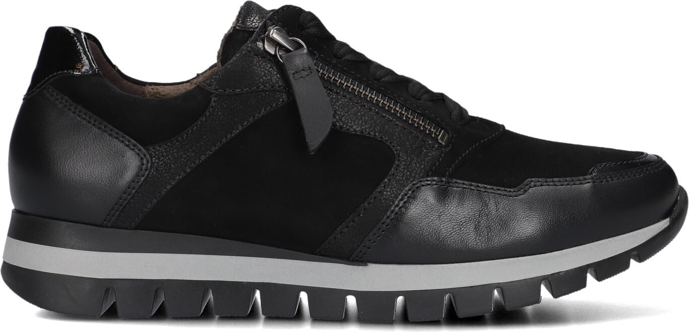 Gabor Lage Sneakers Dames 438, Maat: 40,5, Materiaal: Leer, Kleur: Zwart