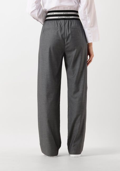 Grijze CO'COUTURE Pantalon COCO TAILOR PLEAT LOGO LONG PANTS - large