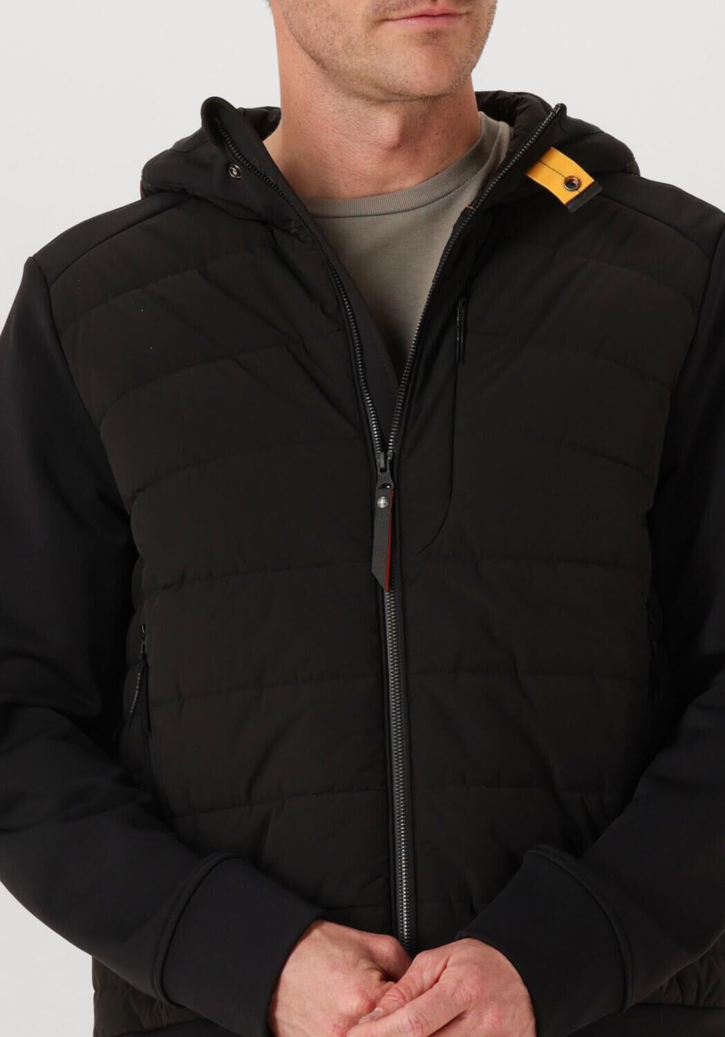 Zwarte PARAJUMPERS Gewatteerde jas MANFRED - large