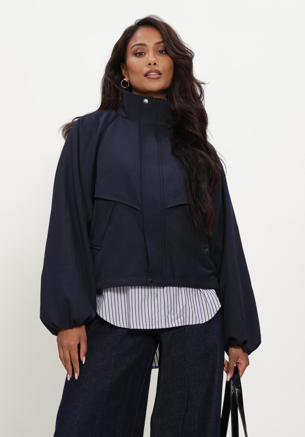 Donkerblauwe CO'COUTURE Jack LUNACC JACKET - large