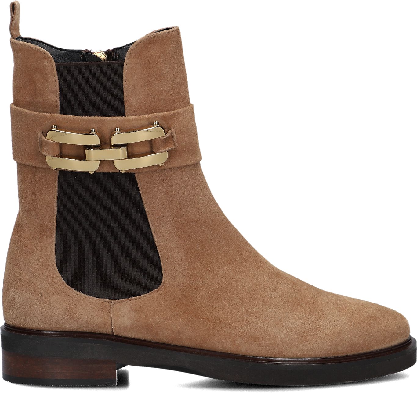 Stefano Lauran Chelsea Boots Dames S3060, Maat: 39, Materiaal: Suède, Kleur: Camel