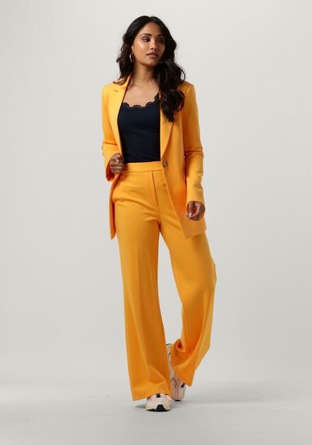 Oranje BEAUMONT Pantalon PANTS WIDE FLARE DOUBLE JERSEY - large