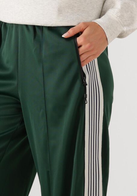 Donkergroene HAUTE L'AMITI&Eacute; Wijde broek BAGGY TRACK TALL PANTS - large