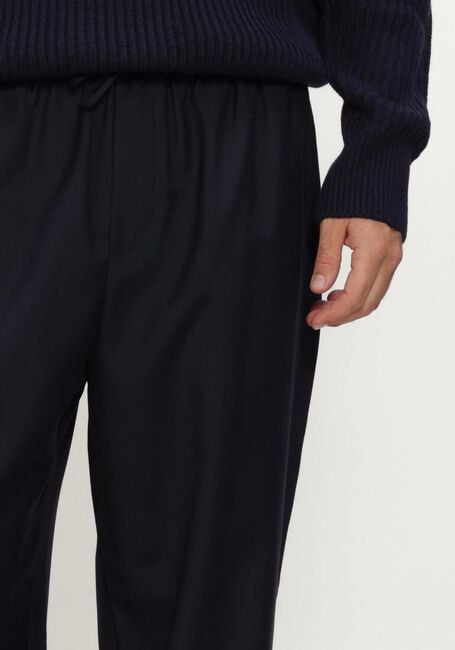 Donkerblauwe NEW AMSTERDAM SURF ASSOCIATION Wijde broek WOOL WORK TROUSERS - large
