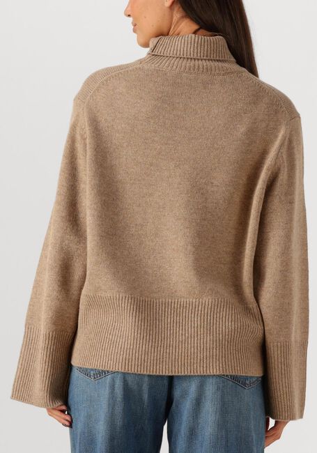 Beige SECOND FEMALE Coltrui ALPHA KNIT T-NECK - large