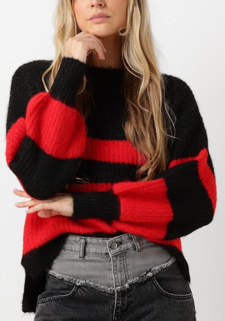 Zwarte CO'COUTURE Trui CORALEE BLOK RIB KNIT - large