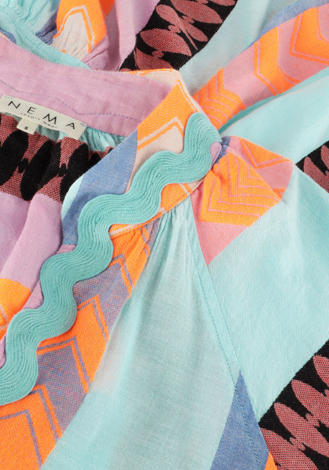 Blauwe NEMA Mini jurk BELLA - large